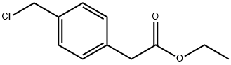 4-(Chloromethyl)-benzeneacetic acid ethyl ester Struktur