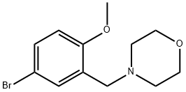 4-(5-Bromo-2-methoxybenzyl)morpholine Struktur