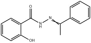 SALICYLIC (ALPHA-METHYLBENZYLIDENE)HYDRAZIDE Struktur