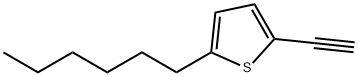 2-ethynyl-5-hexylthiophene Struktur