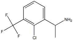 1-[2-CHLORO-3-(TRIFLUOROMETHYL)PHENYL]ETHAN-1-AMINE Struktur