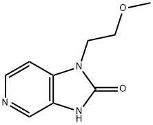 1-(2-methoxyethyl)-1H,2H,3H-imidazo[4,5-c]pyridin-2-one Struktur