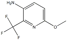 6-methoxy-2-(trifluoromethyl)pyridin-3-amine Struktur