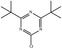 2,4-Di-Tert-Butyl-6-Chloro-1,3,5-Triazine Struktur