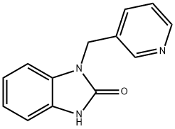 1-(Pyridin-3-ylmethyl)-1H-benzo[d]imidazol-2(3H)-one Struktur