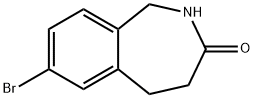 7-bromo-4,5-dihydro-1H-benzo[c]azepin-3(2H)-one Struktur