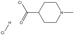 1-methylpiperidine-4-carbonyl chloride hydrochloride Struktur