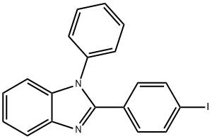 2-(4-Iodophenyl)-1-phenyl-1H-benzimidazole Struktur