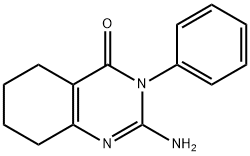 2-Amino-3-phenyl-5,6,7,8-tetrahydroquinazolin-4(3H)-one Struktur