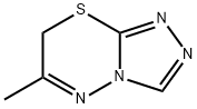 6-methyl-7H-[1,2,4]triazolo[3,4-b][1,3,4]thiadiazine Struktur