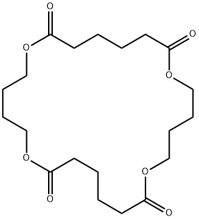 1,6,13,18-Tetraoxacyclotetracosane-7,12,19,24-tetrone Struktur