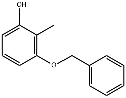 3-(Benzyloxy)-2-methylphenol Struktur