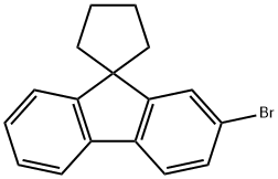 2'-bromospiro[cyclopentane-1,9'-fluorene] Struktur