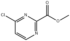 METHYL 4-CHLOROPYRIMIDINE-2-CARBOXYLATE Struktur