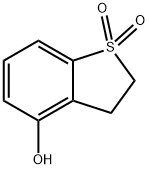 4-hydroxy-2,3-dihydrobenzo[b]thiophene 1,1-dioxide Struktur