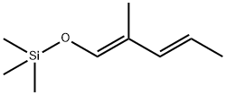 Silane, trimethyl[[(1E,3E)-2-methyl-1,3-pentadienyl]oxy]- Struktur