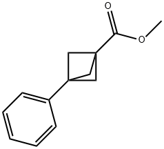 Methyl-3-phenylbicyclo[1.1.1]pentane-1-carboxylate Struktur