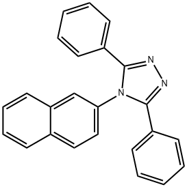 4H-1,2,4-Triazole,4-(2-naphthalenyl)-3,5-diphenyl- Struktur