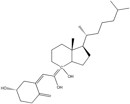 7,8-dihydroxy-7,8-dihydrovitamin D3 Struktur