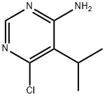 6-Chloro-5-isopropyl-pyrimidin-4-ylamine Struktur