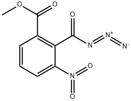 methyl 2-(azidocarbonyl)-3-nitrobenzoate Struktur