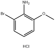 2-Bromo-6-methoxy-phenylamine hydrochloride Struktur