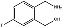 (2-(aminomethyl)-5-fluorophenyl)methanol Struktur