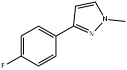 3-(4-fluorophenyl)-1-methyl-1H-pyrazole Struktur