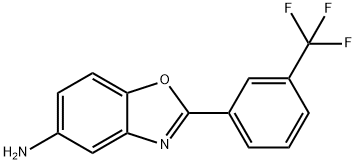 2-(3-(trifluoromethyl)phenyl)benzo[d]oxazol-5-amine Struktur