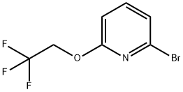 2-BROMO-6-(2,2,2-TRIFLUOROETHOXY)PYRIDINE Struktur