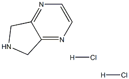 6,7-Dihydro-5H-pyrrolo[3,4-b]pyrazine dihydrochloride Struktur