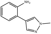 2-(1-methyl-1H-pyrazol-4-yl)benzenamine Struktur