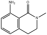 8-amino-2-methyl-3,4-dihydroisoquinolin-1(2H)-one Struktur