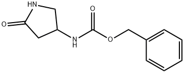 benzyl N-(5-oxopyrrolidin-3-yl)carbamate Struktur