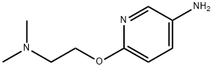 6-[2-(DIMETHYLAMINO)ETHOXY]PYRIDIN-3-AMINE Struktur