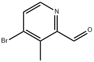 4-bromo-3-methylpicolinaldehyde Struktur