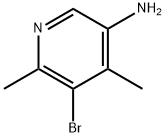 5-Bromo-4,6-dimethylpyridin-3-amine Struktur