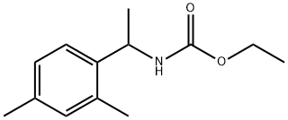 ethyl (1-(2,4-dimethylphenyl)ethyl)carbamate Struktur