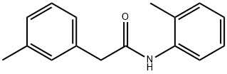 N-(2-methylphenyl)-2-(3-methylphenyl)acetamide Struktur