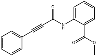 methyl 2-(3-phenylpropiolamido)benzoate Struktur