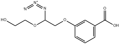 3-(2-疊氮基-2-(2-羥基乙氧基)乙氧基)苯甲酸, 899430-49-0, 結(jié)構(gòu)式