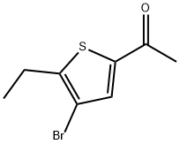 1-(4-Bromo-5-ethylthiophen-2-yl)ethanone Struktur