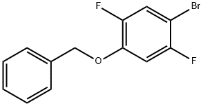 1-Benzyloxy-4-bromo-2,5-difluorobenzene Struktur