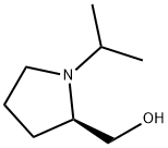 (2R)-1-(1-Methylethyl)-2-pyrrolidinemethanol Struktur