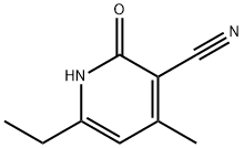 6-Ethyl-4-methyl-2-oxo-1,2-dihydro-pyridine-3-carbonitrile Struktur