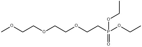 {2-[2-(2-Methoxyethoxy)ethoxy]ethyl}phosphonic acid diethyl ester Struktur