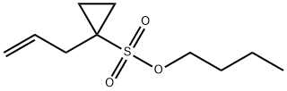 Butyl 1-allylcyclopropanesulfonate Struktur