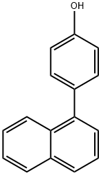 4-(1-naphthalenyl)phenol Struktur