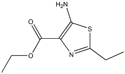 ethyl 5-amino-2-ethylthiazole-4-carboxylate Struktur