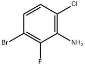 3-Bromo-6-chloro-2-fluoroaniline Struktur